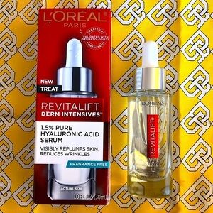 Brand New L'Oreal Revitalift Derm Intensives 1.5% Pure Hyaluronic Acid Serum